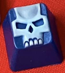 Clack Factory - Zwei-Color Skulls - Arual Blue