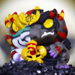 Crystal Pieces - Skeleton Drageris - The Mummy