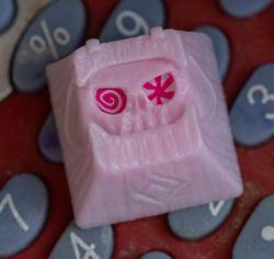 Azi Keycaps - Barkey v2 - Titty Pink