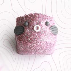 Keycat - Puffy - Pink Granite