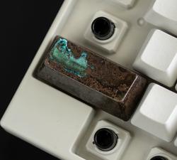 Resin Party - Topre Mods - Patina Copper 2025