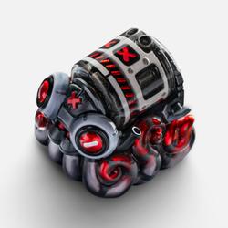 Dwarf Factory - MechaMarine - Crimson Octomecha Slick
