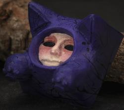 Nightcaps - ETF x Hello Caps - Bongoface - Electric Child, Purple