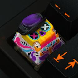 Goldenstar Keycap - Mictlan Rebirth - The Revenants - Senor Calaca - Light