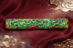 Jelly Key - Dawn Hoofbeats artisan keycaps (2026/2/15) - Emerald Vitality - 6.25u Spacebar