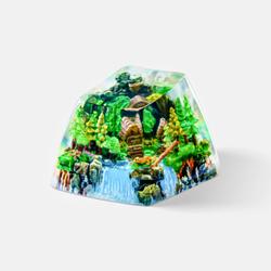 Jelly Key - Born of forest series: Seasons of Sylvan Splendor artisan keycaps (2025/08/10) - Sunlit Canopy / 1u SA