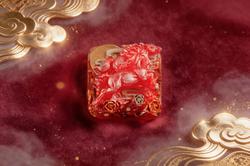 Jelly Key - Dawn Hoofbeats artisan keycaps (2026/2/15) - Crimson Sovereign - 1u