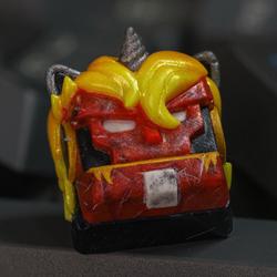 Goldenstar Keycap - Unibot - Red Comet