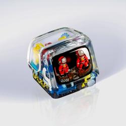 Jelly Key - Retro TV series: First Frame artisan keycaps (2025/10/26) - 1u / Blue Indigo / Space Odyssey