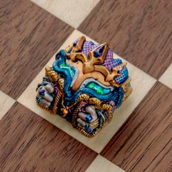 Jelly Key - Chess series – Crusader’s Gambit artisan keycaps (2025/9/12) - Evil Queen