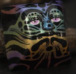 Nightcaps - Eggface v3 - Oil Slick, purple-eyed