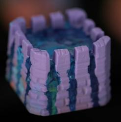 Nightcaps - Castle Caps - Melted Crayon A