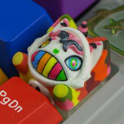 Goldenstar Keycap - Napicorn - Resin Meltdown
