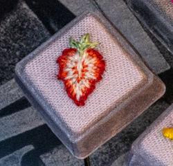 Text Styles - acrylic frame v1 - Strawberry