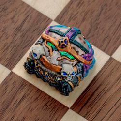 Jelly Key - Chess series – Crusader’s Gambit artisan keycaps (2025/9/12) - Evil Bishop