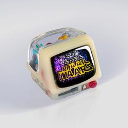 Jelly Key - Retro TV series: First Frame artisan keycaps (2025/10/26) - 1u / Retro Ivory / Galactic Intro