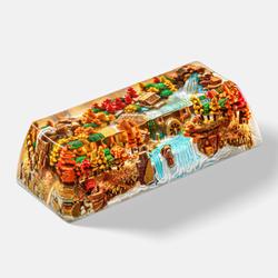 Jelly Key - Born of forest series: Seasons of Sylvan Splendor artisan keycaps (2025/08/10) - Amber Twilight / 2.25u SA