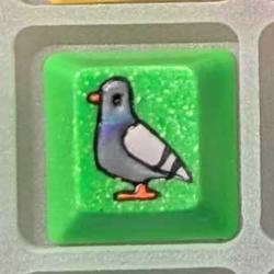 Level caps - Sky Rat - Plain Green