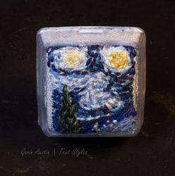 Text Styles - acrylic frame v1 - Starry Night