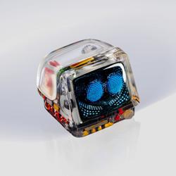 Jelly Key - Retro TV series: First Frame artisan keycaps (2025/10/26) - 1u / Pixel Gold / How are you V4