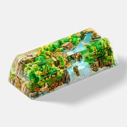 Jelly Key - Born of forest series: Seasons of Sylvan Splendor artisan keycaps (2025/08/10) - Sunlit Canopy / 2.25u SA