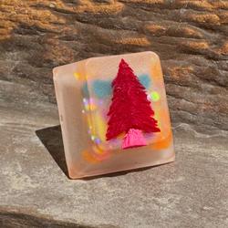 Wheat Keys - Pine Blank - Peach Emoji Tree Emoji