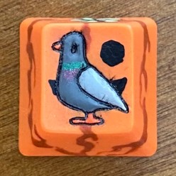 Level caps - Carved (Circle Eyes) Sky Rat