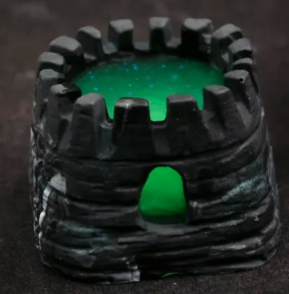 Nightcaps - Cauldron (Green) Tower Round Castle Caps