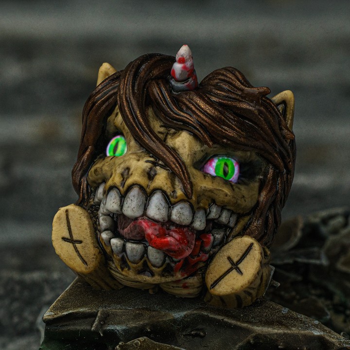 Goldenstar Keycap - Cornattack Unikorn