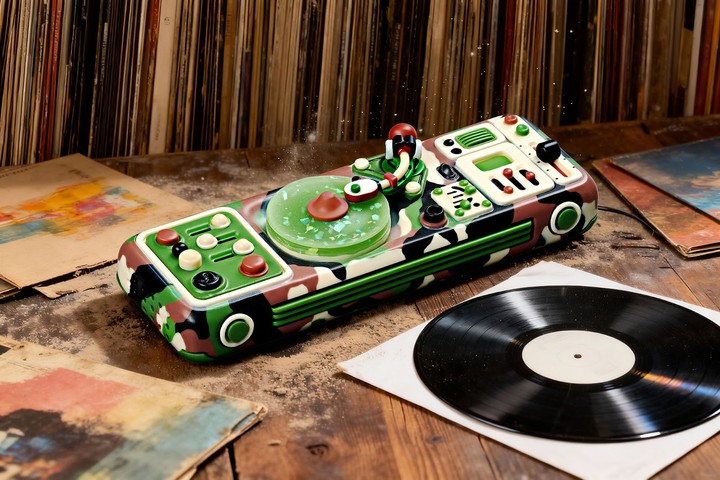 Jelly Key - Jungle Boogie - 2.75u (right-shift) Analog Archive artisan keycaps (2025/12/20)