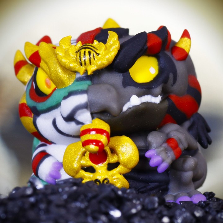 Crystal Pieces - The Mummy Skeleton Drageris