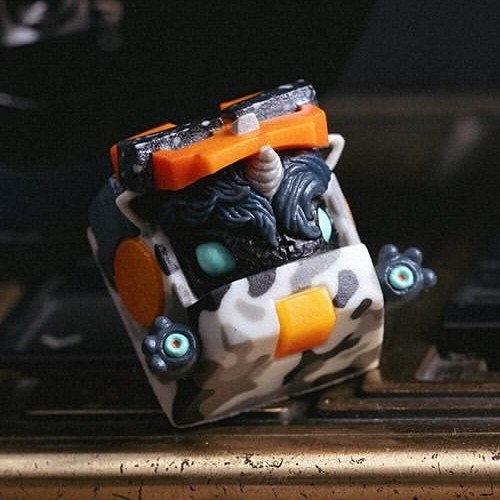 Goldenstar Keycap - Ashen Exocorn