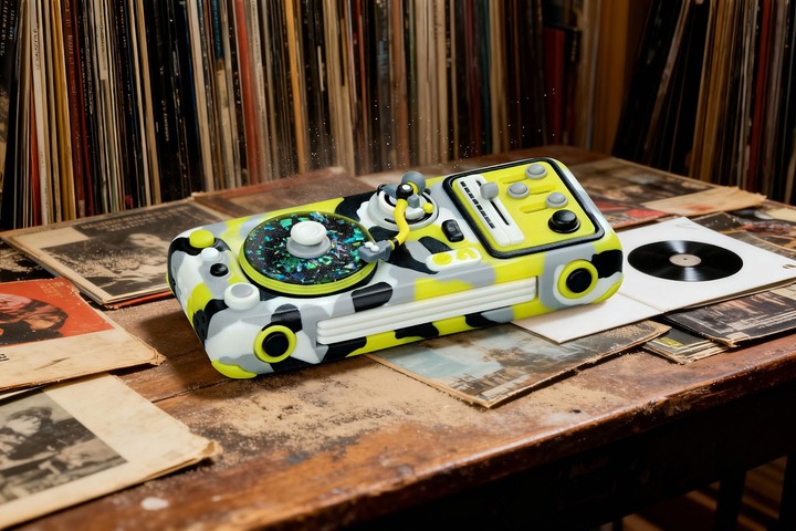 Jelly Key - Cyber Acid - 2.25u (enter) / (left-shift) Analog Archive artisan keycaps (2025/12/20)