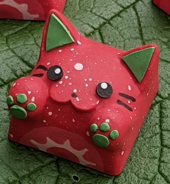 Hello Caps - Strawberry Bongo Cat v2