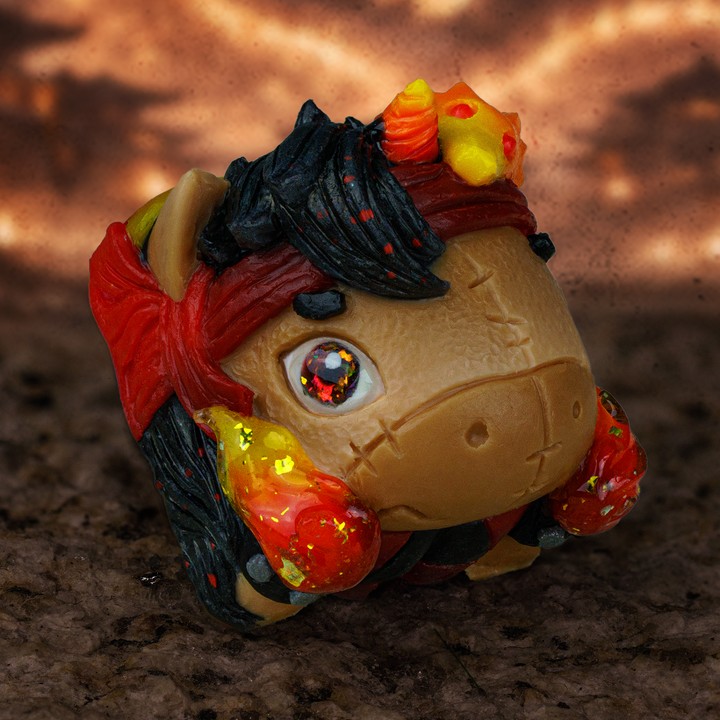 Goldenstar Keycap - Liu Unikorn