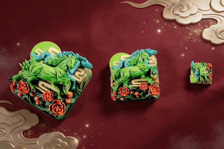 Jelly Key - X32 Art toy Dawn Hoofbeats artisan keycaps (2026/2/15)