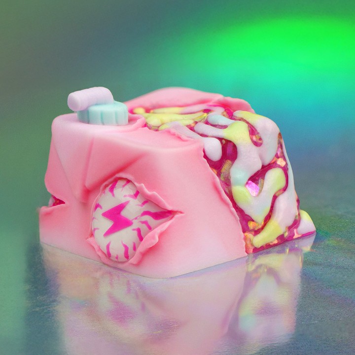 Goldenstar Keycap - Eviscera - Gurokawa Gurokawa - Sweet Nightmare