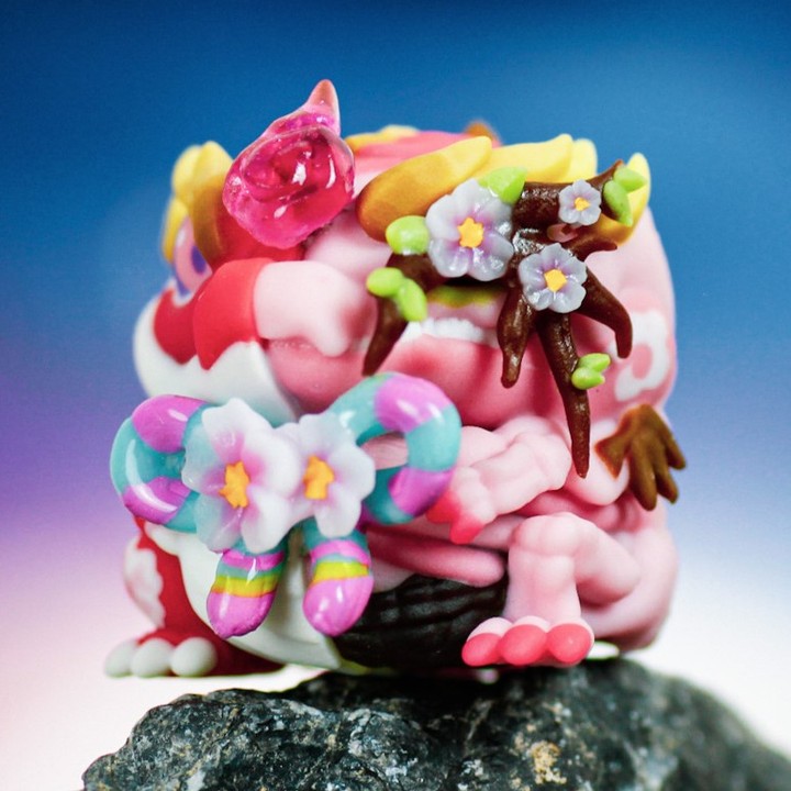 Crystal Pieces - Sakura Skeleton Drageris