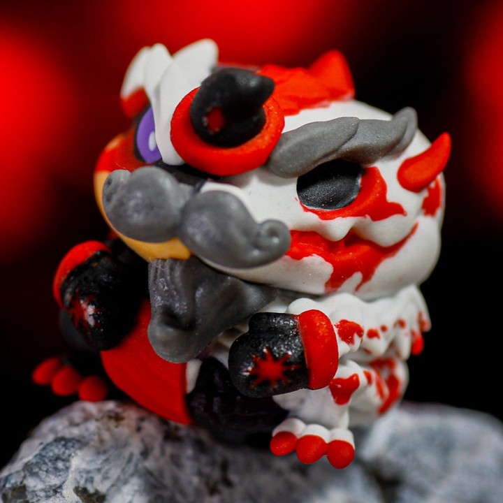 Crystal Pieces - Frost Dead Witch Skeleton Drageris