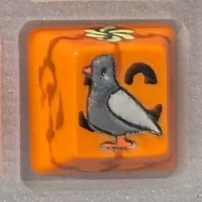 Level caps - Carved (Smiley Eyes) Sky Rat