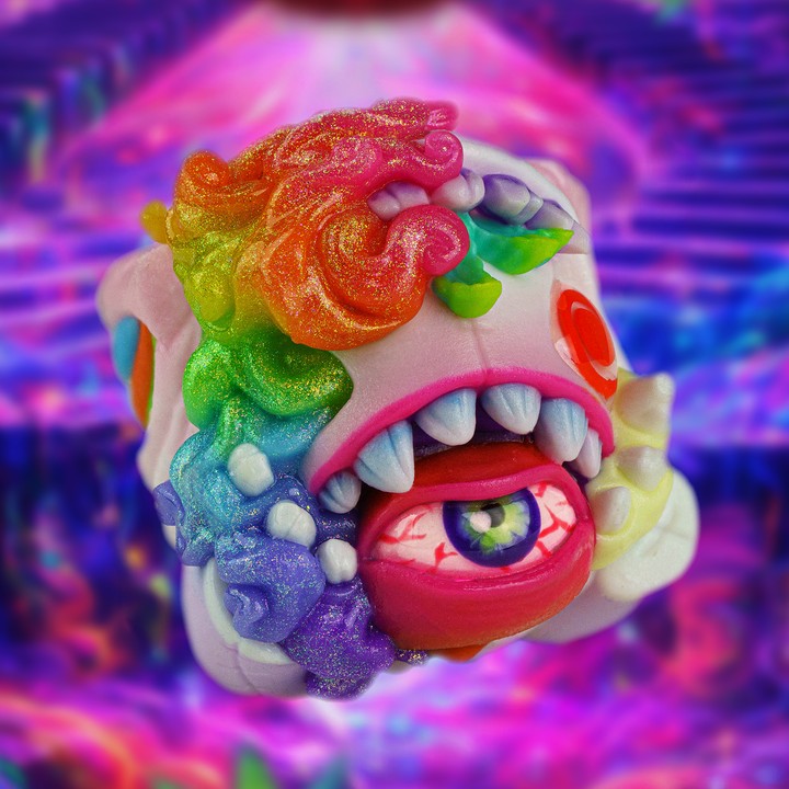 Goldenstar Keycap - Slow Burn Hungercorn