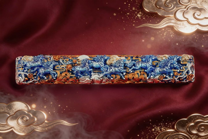 Jelly Key - Azure Ambition - 6.25u Spacebar Dawn Hoofbeats artisan keycaps (2026/2/15)