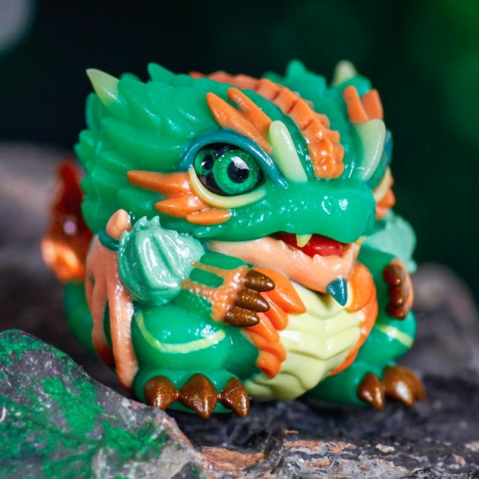 Crystal Pieces - Verdant Dragorex