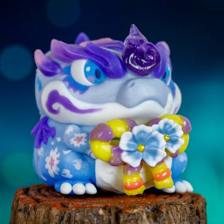 Crystal Pieces - Blue Sakura Drageris
