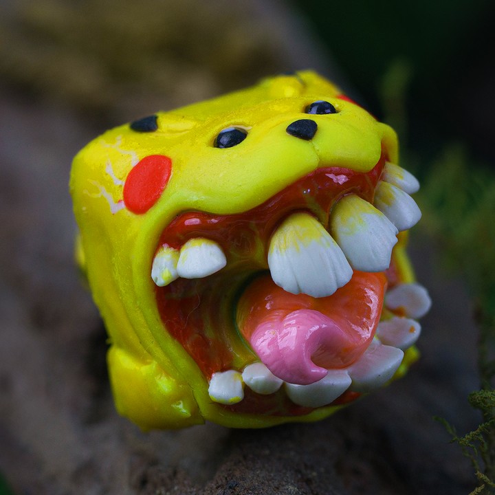 Goldenstar Keycap - Pika Hundun