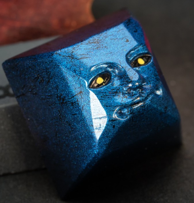 Nightcaps - Crystallized Blue Eggface - Faceted