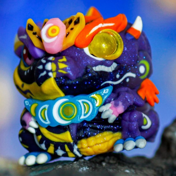 Crystal Pieces - Kintsukimi Skeleton Drageris