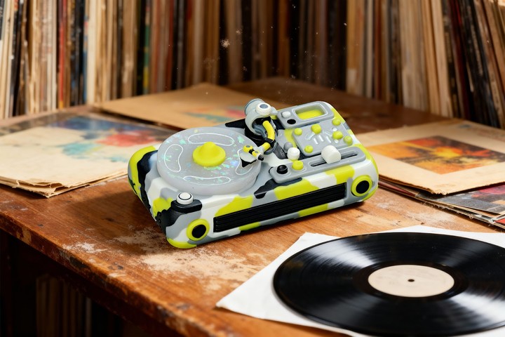 Jelly Key - Cyber Acid - 1.75u (capslock) Analog Archive artisan keycaps (2025/12/20)