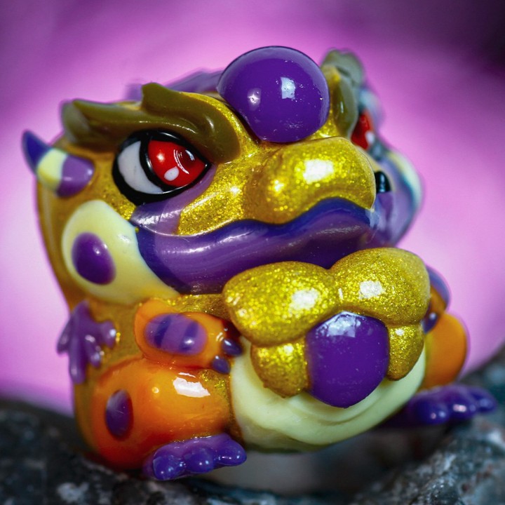 Crystal Pieces - Golden Friezaris Drageris