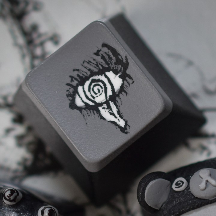 SodieCaps - Spiraling Blank Keycaps (GMK Style)